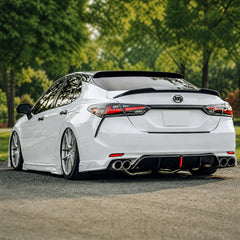 KRVN V-Style Carbon Fiber Trunk Spoiler for 2018-2024 Toyota Camry — view 8