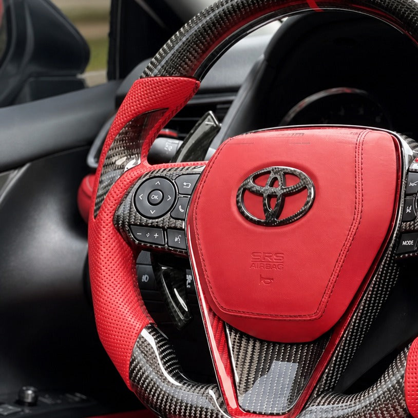 KRVN Carbon Fiber Paddle Shifter Extensions for 25-26 Camry SE/XSE & Nightshade — view 17