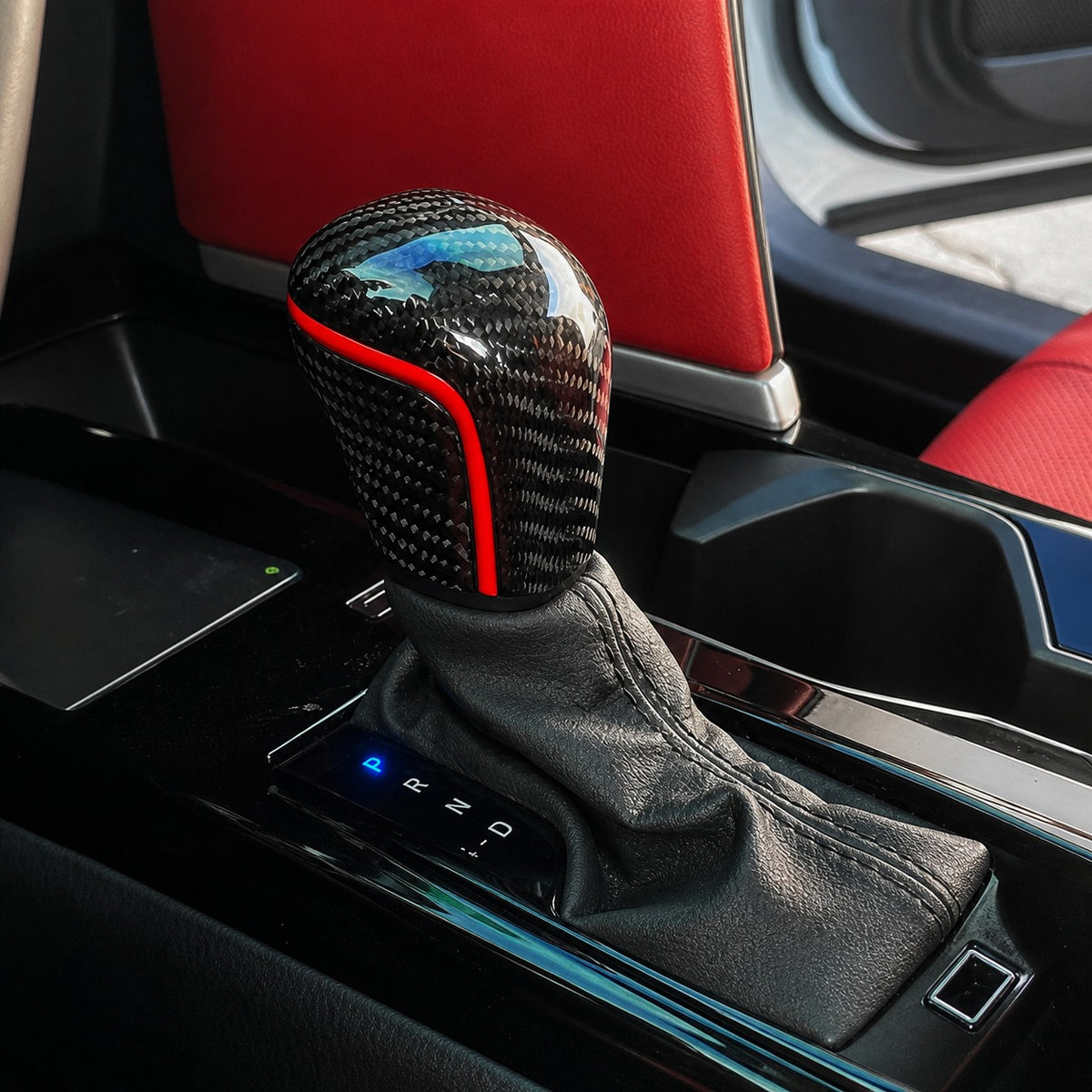 KRVN Carbon Fiber Automatic Shift Knob for 2018-2024 Toyota Camry