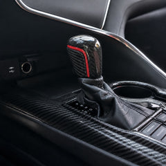 KRVN Carbon Fiber Automatic Shift Knob for 2018-2024 Toyota Camry — view 4