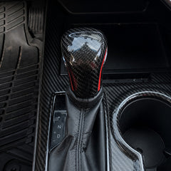 KRVN Carbon Fiber Automatic Shift Knob for 2018-2024 Toyota Camry — view 6