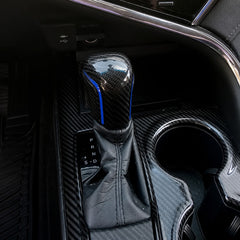 KRVN Carbon Fiber Automatic Shift Knob for 2018-2024 Toyota Camry — view 9