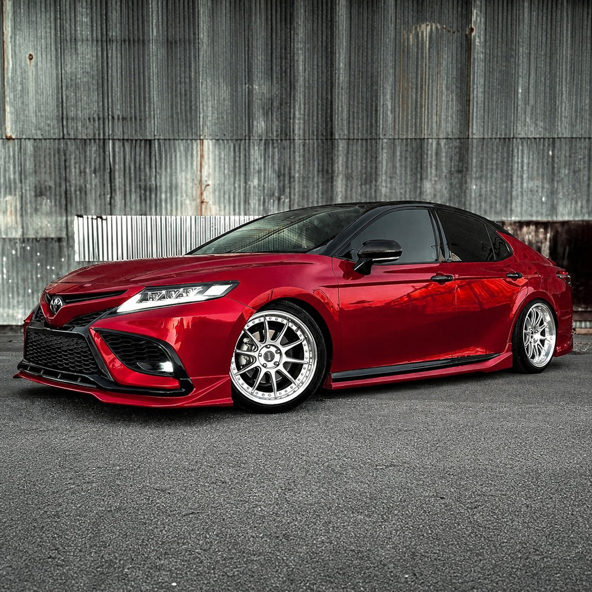 Yofer Design 2-Piece Side Skirt Extensions for 2018-2024 Toyota Camry — view 5