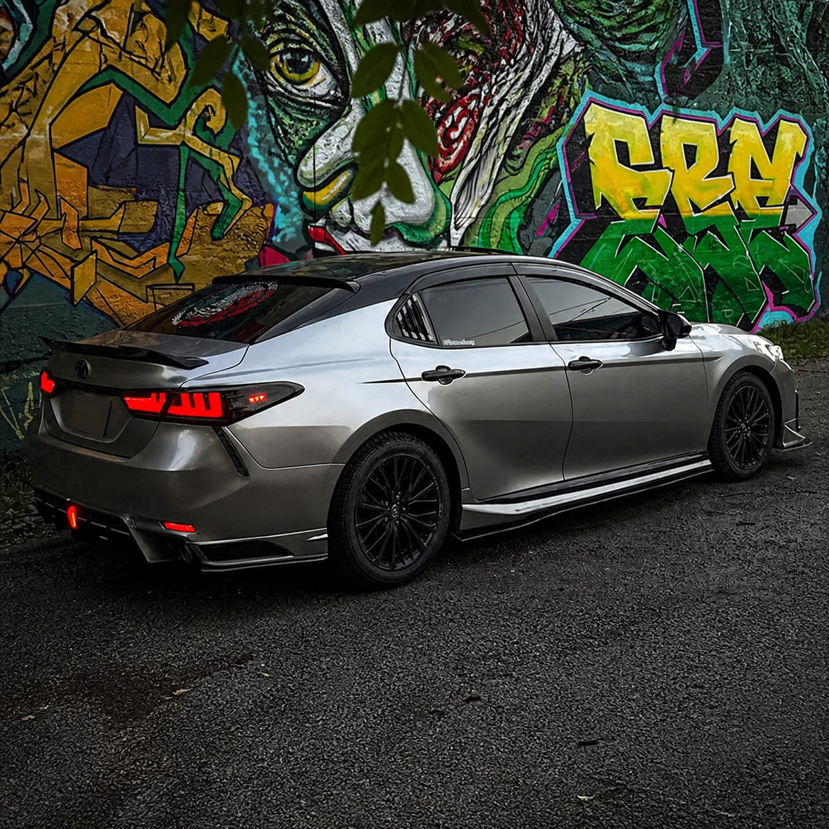 Yofer Design 2-Piece Side Skirt Extensions for 2018-2024 Toyota Camry — view 10