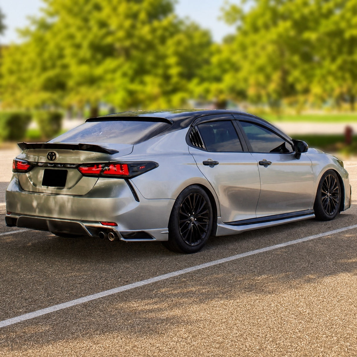 Yofer Design 2-Piece Side Skirt Extensions for 2018-2024 Toyota Camry — view 12