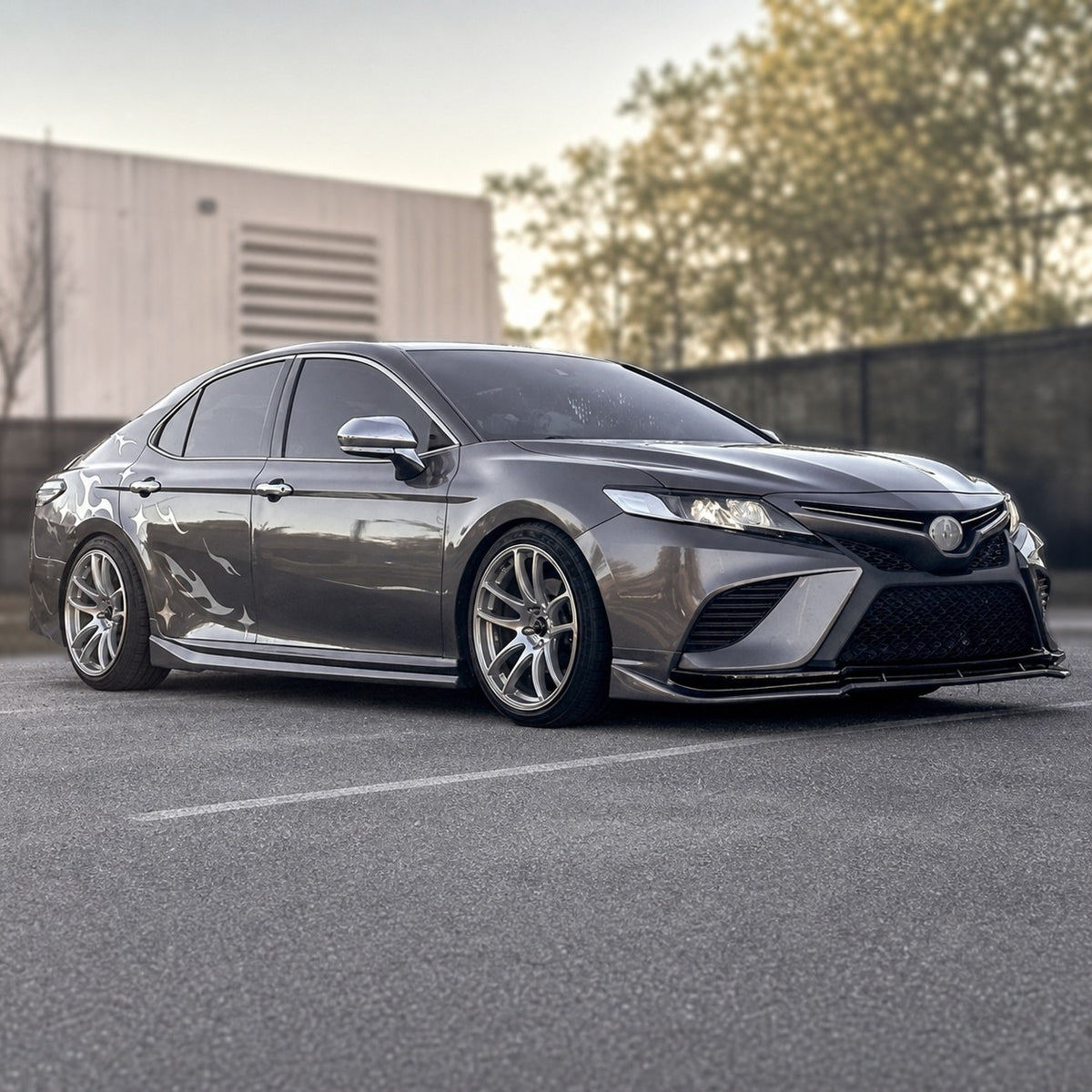 Yofer Design 2-Piece Side Skirt Extensions for 2018-2024 Toyota Camry — view 15