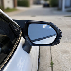 KRVN Mugen-Style Gloss Black Mirror Caps for 2018-2024 Toyota Camry — view 3