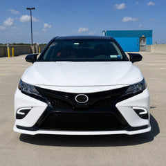 KRVN Mugen-Style Gloss Black Mirror Caps for 2018-2024 Toyota Camry — view 5