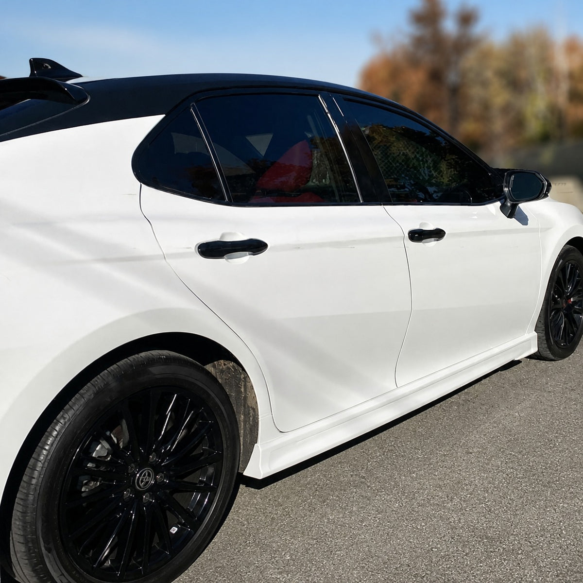 KRVN Gloss Black Door Handle Covers for 2018-2024 Toyota Camry — view 4