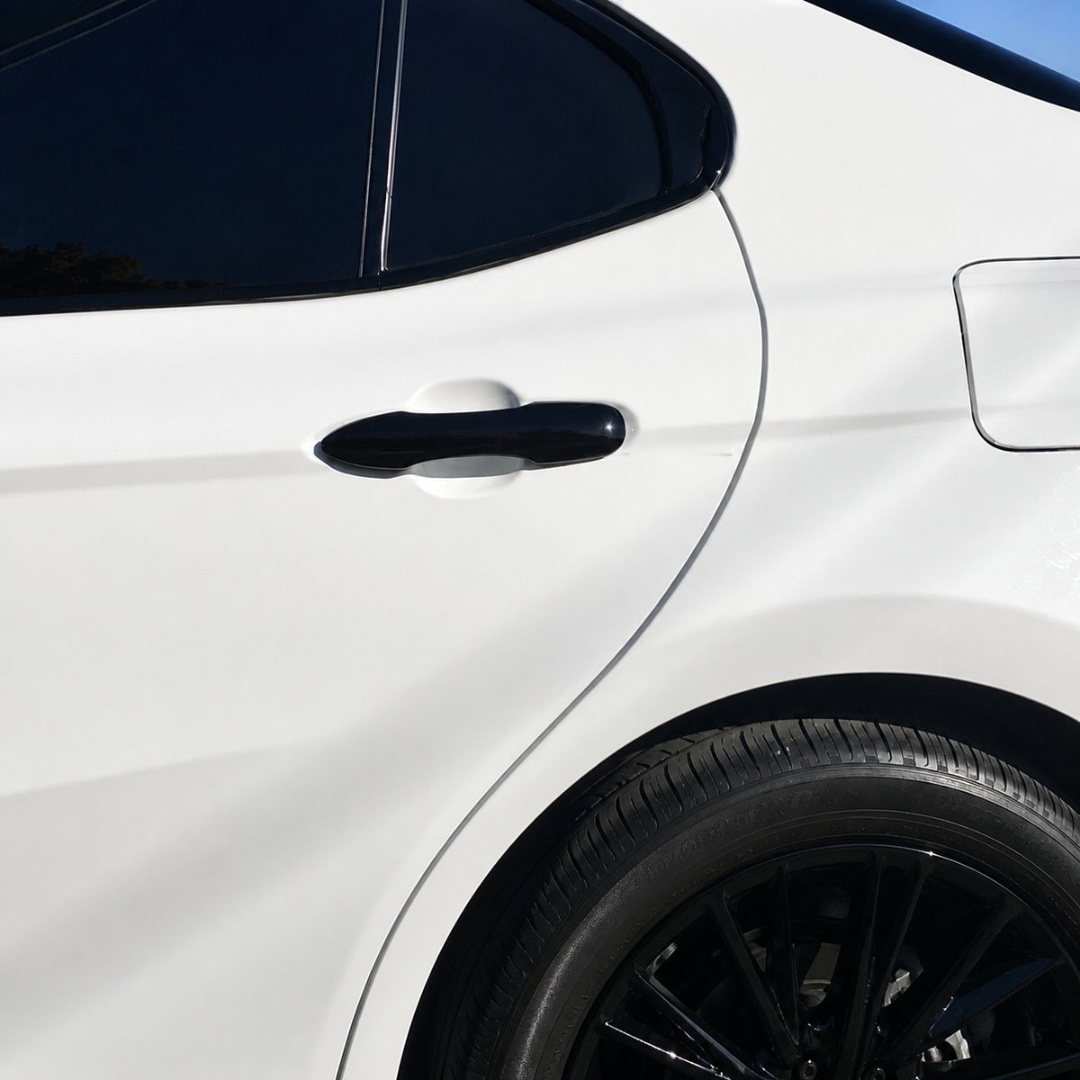 KRVN Gloss Black Door Handle Covers for 2018-2024 Toyota Camry
