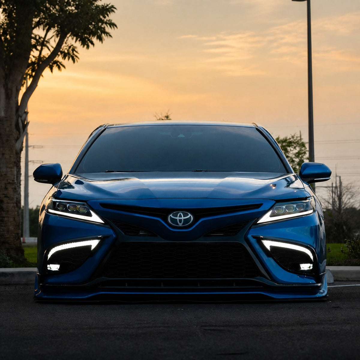 KRVN Tri-Color V2 Sequential LED DRL + Fog Light Kit for 2021-24 Toyota Camry SE/XSE — view 4