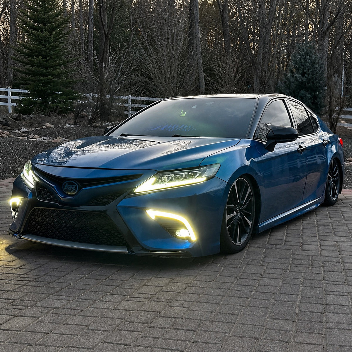 KRVN Winglet Sequential LED DRL + Fog Light Kit for 2018-2020 Toyota Camry SE/XSE — view 6