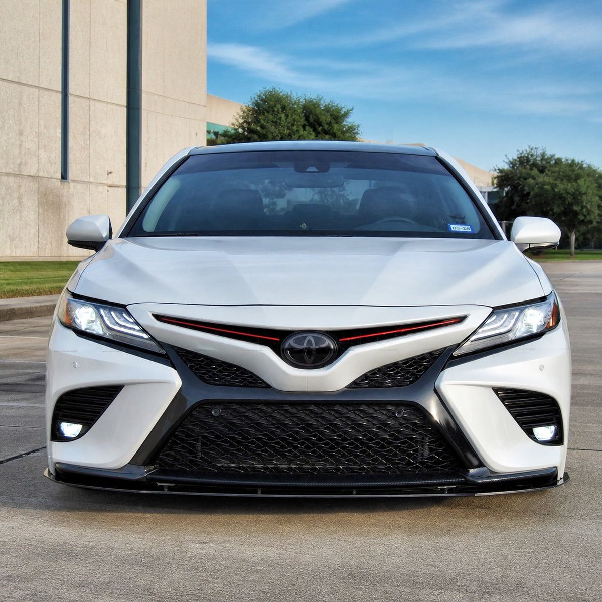 KRVN Clear-Lens LED Fog Light Kit for 2018-2020 Toyota Camry SE/XSE — view 5
