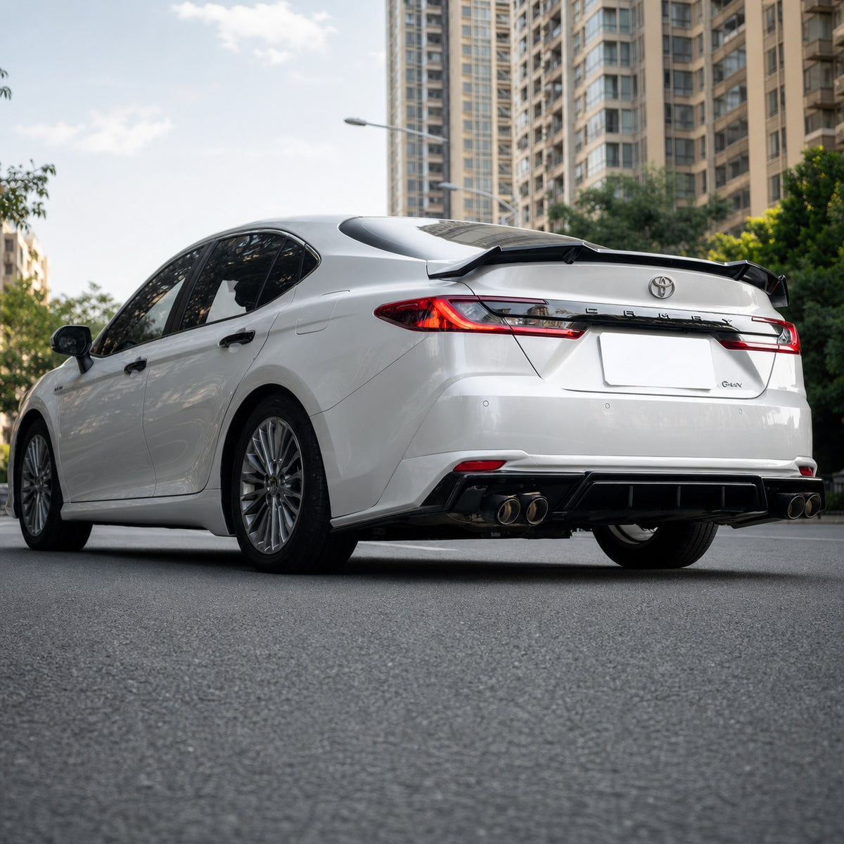 KRVN MCX-Style Aero-Fin Trunk Spoiler for 2025-2026 Toyota Camry — view 3