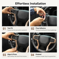 KRVN Steering Wheel Trim Cover V1 for Silverado, Suburban, Tahoe — view 22
