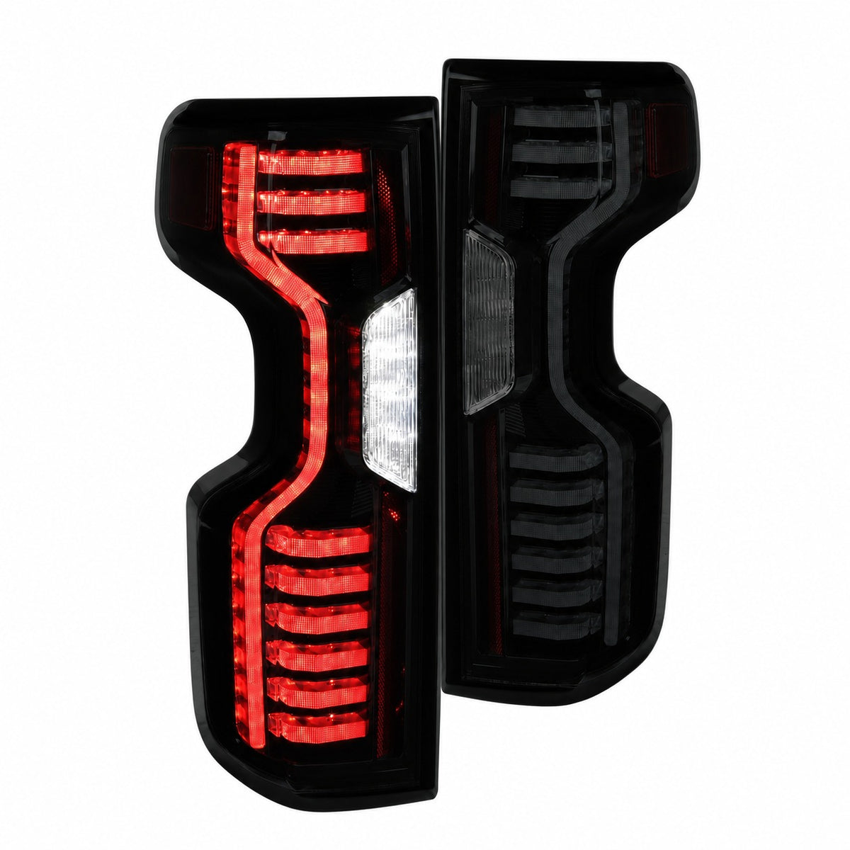 KRVN Cyber-Black Full LED Tail Lights for Silverado — view 3