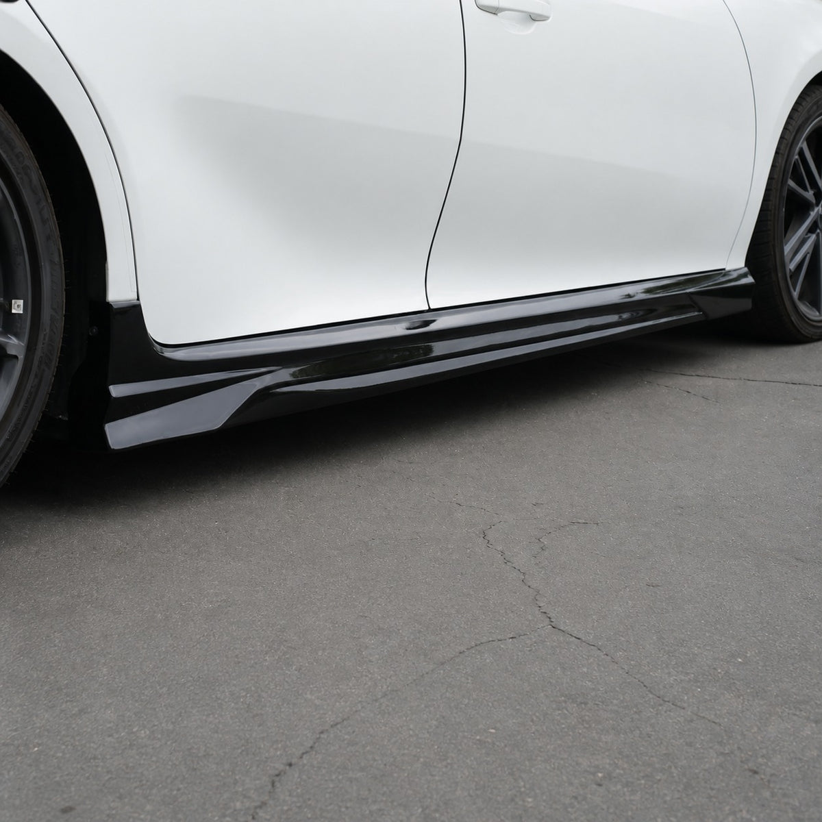 KRVN 2-Piece Side Skirt Extensions for 2018-2024 Toyota Camry — view 4