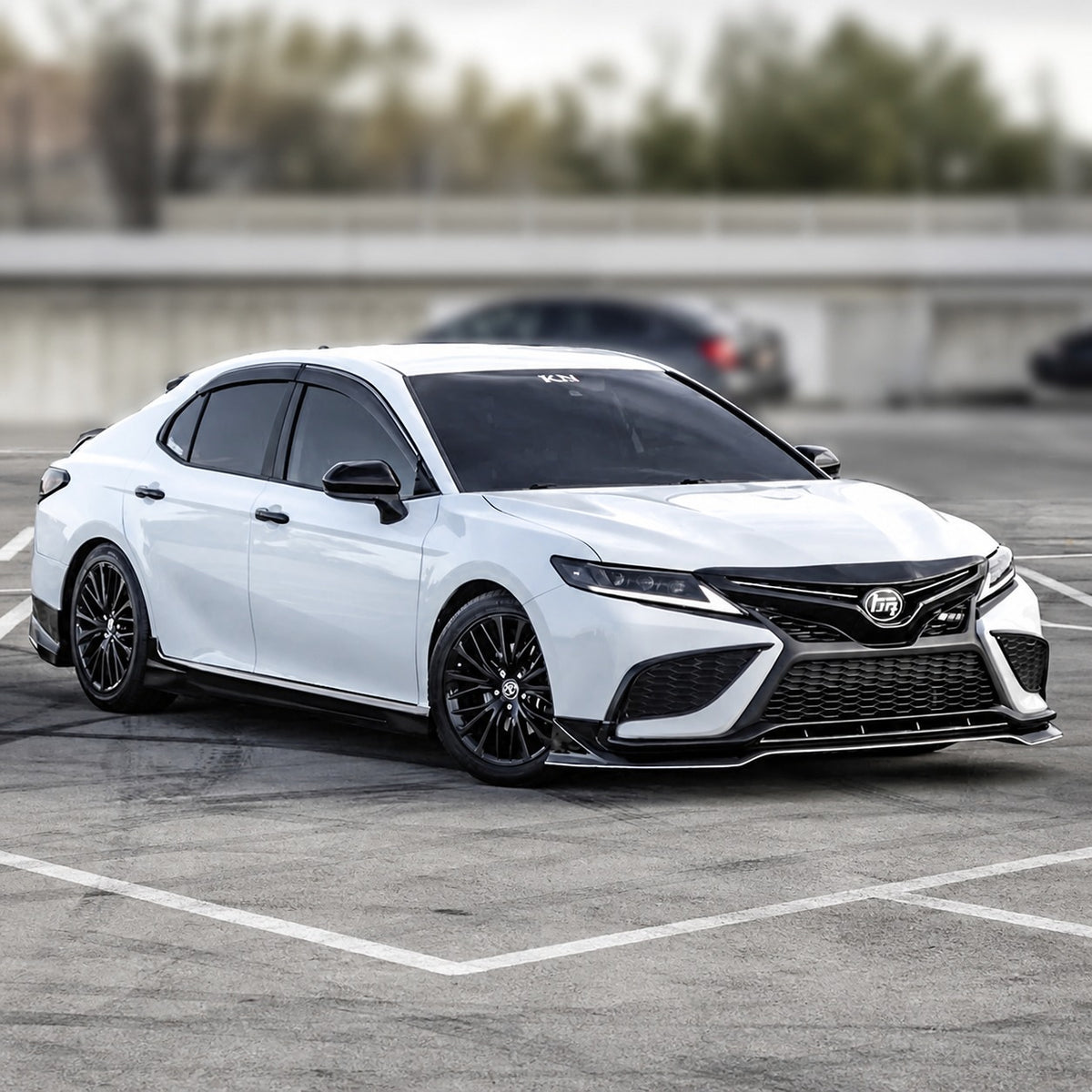 KRVN 2-Piece Side Skirt Extensions for 2018-2024 Toyota Camry — view 6