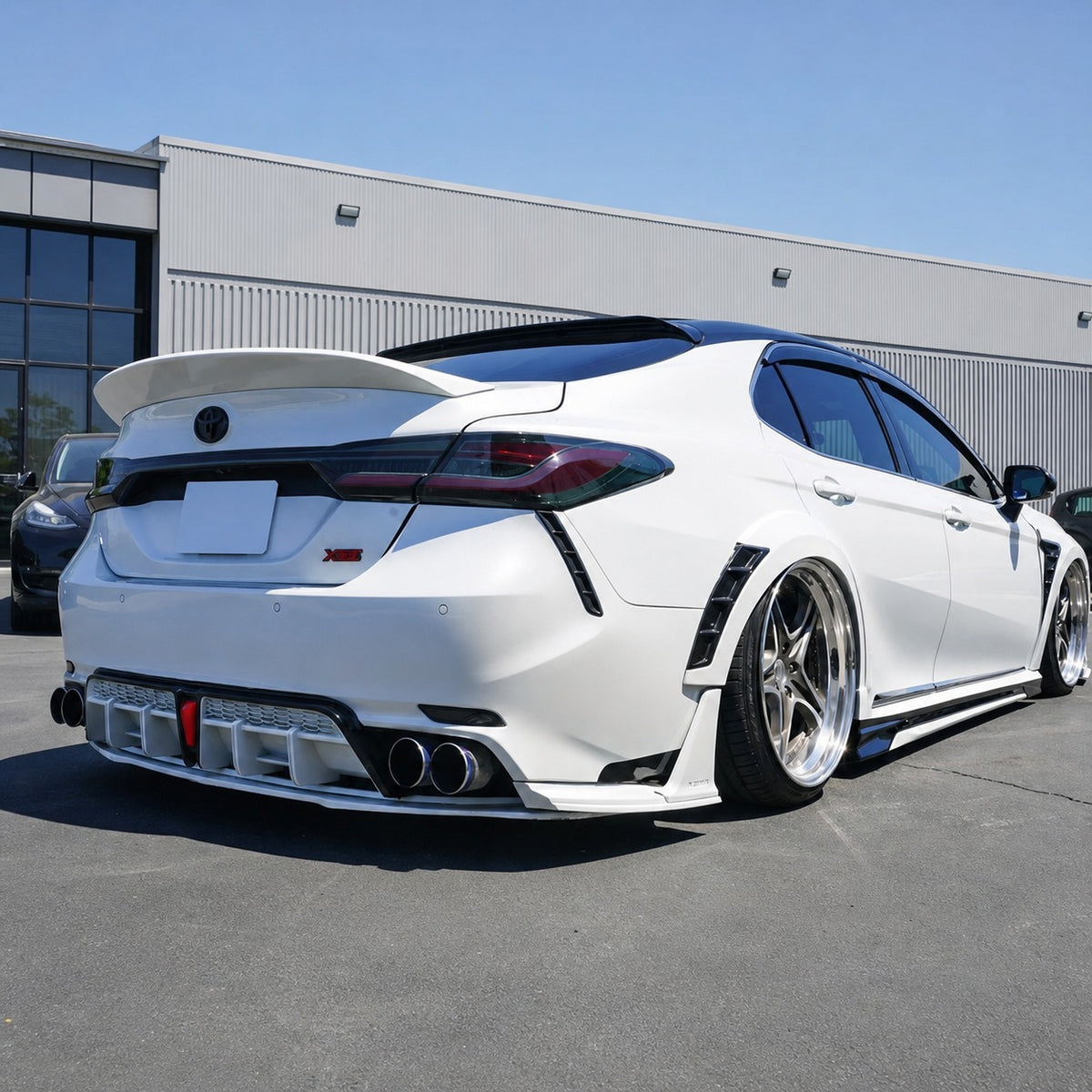KRVN 2-Piece Side Skirt Extensions for 2018-2024 Toyota Camry — view 15