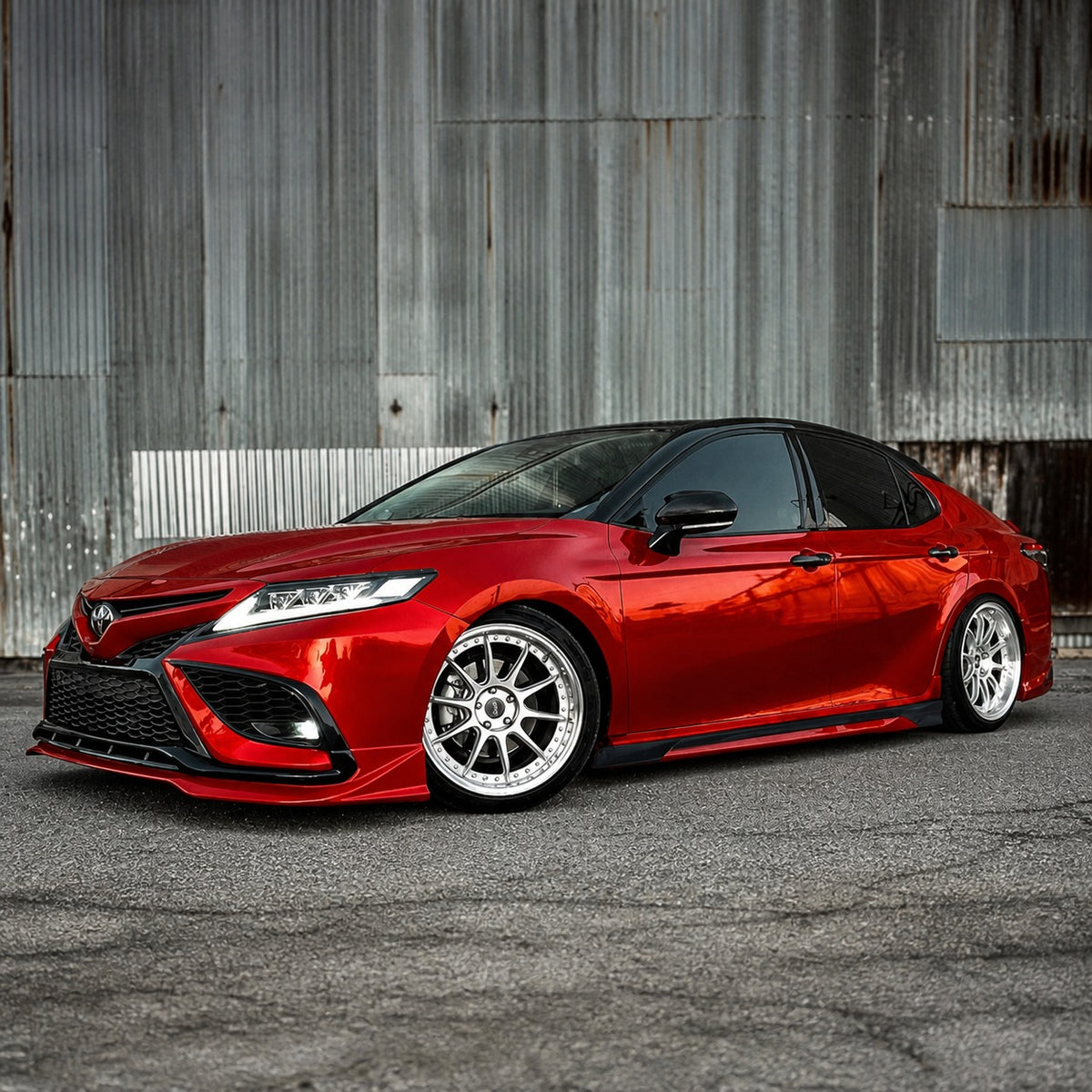 KRVN 2-Piece Side Skirt Extensions for 2018-2024 Toyota Camry — view 21