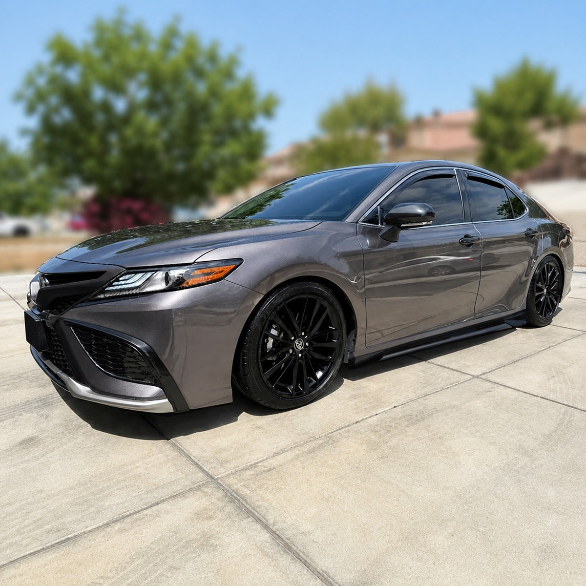 KRVN 2-Piece Side Skirt Extensions for 2018-2024 Toyota Camry — view 25