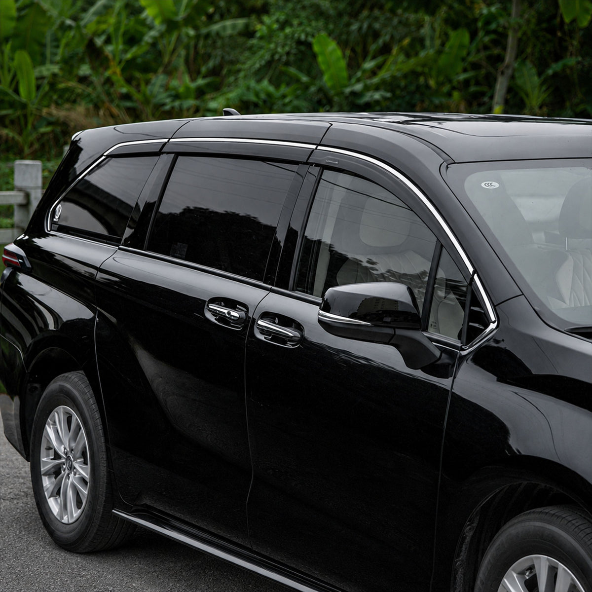 2021-2026 Toyota Sienna 8-piece window visors, product and installed view 11