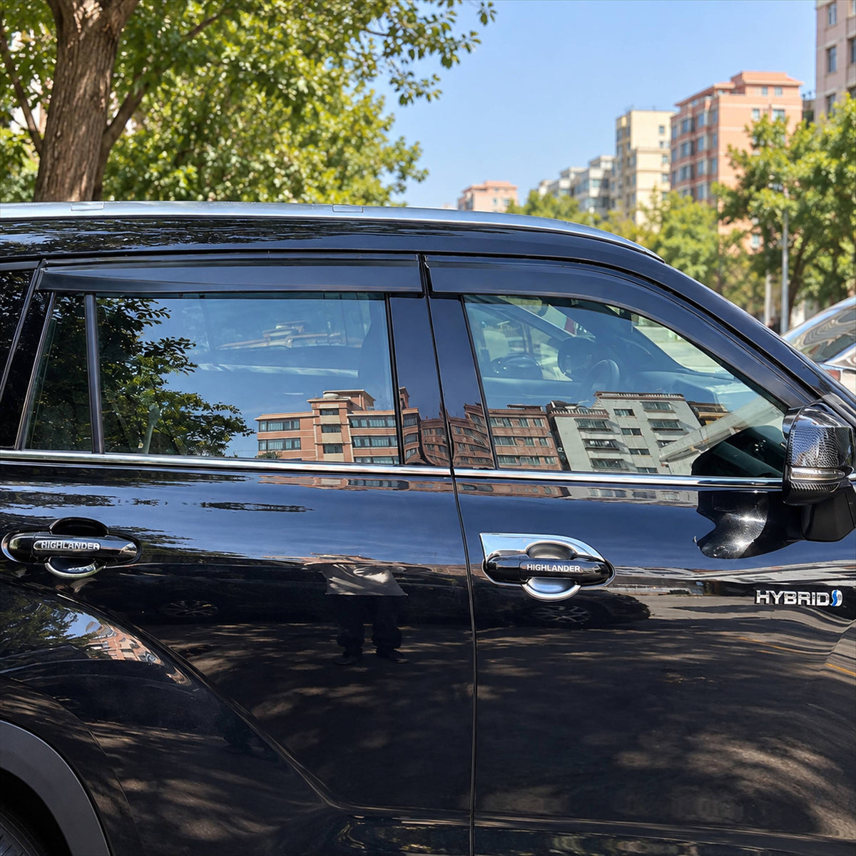KRVN Clip-On 4-Piece Window Visors [For 2020-2026 Toyota Highlander]