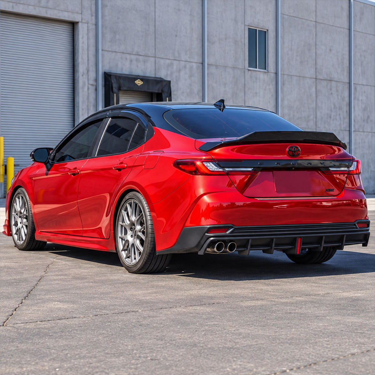 KRVN LED Rear Diffuser + Corner Spats [For 25-26 Toyota Camry SE/XSE]