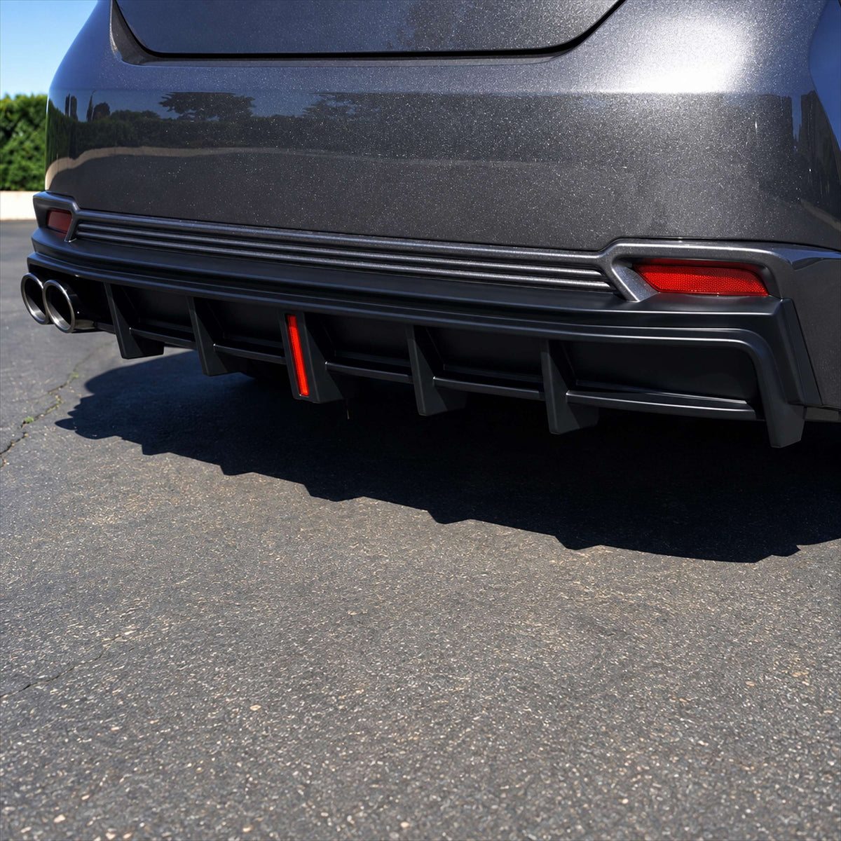KRVN LED Rear Diffuser + Corner Spats [For 25-26 Toyota Camry SE/XSE]