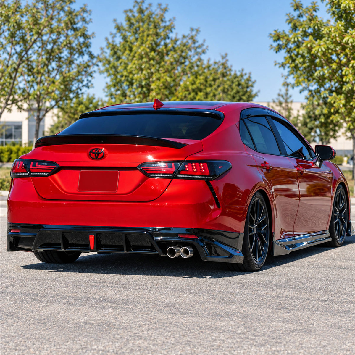 YOFER V1 LED Rear Diffuser [For 2018-2024 Toyota Camry SE/XSE]
