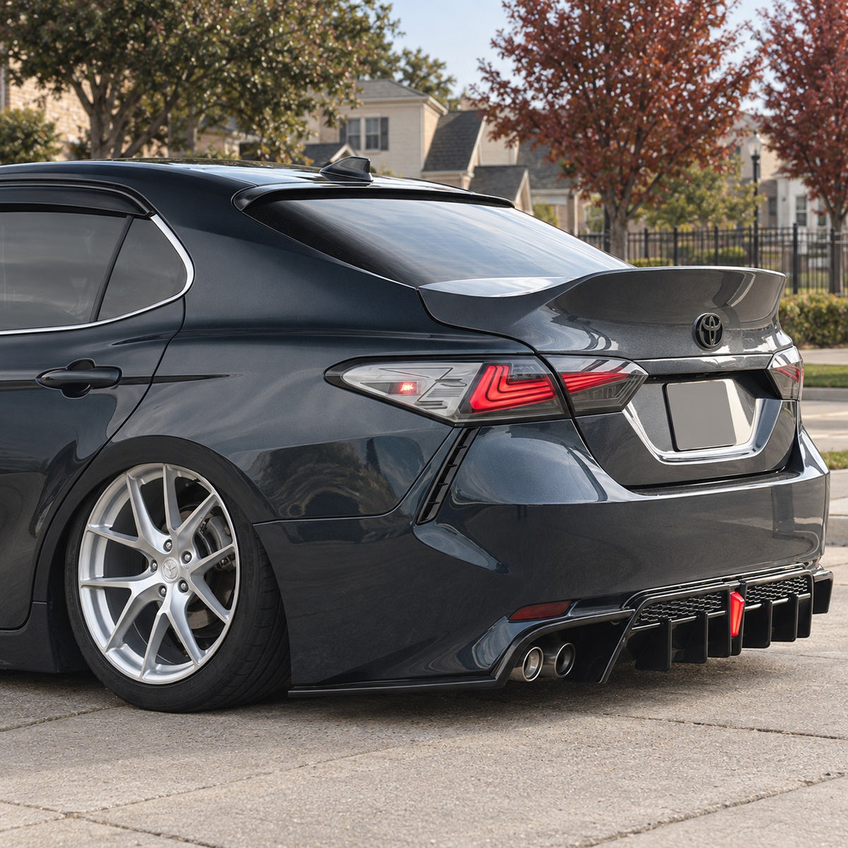 YOFER V2 LED Rear Diffuser + Sleek Corner Spats [For 2018-2024 Toyota Camry SE/XSE]