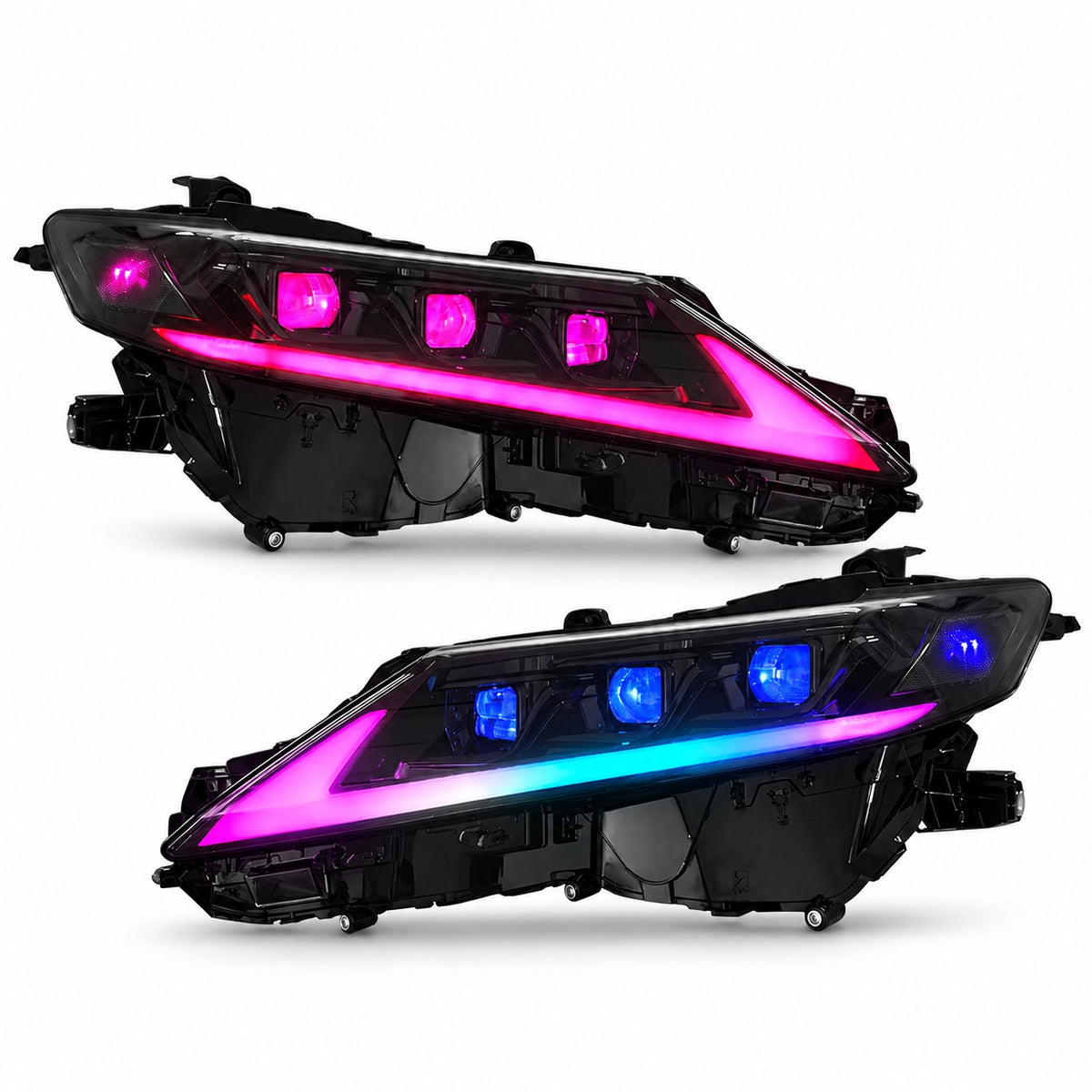 KRVN Tri-Beam RGB LED Headlights [For 2018-2024 Toyota Camry]