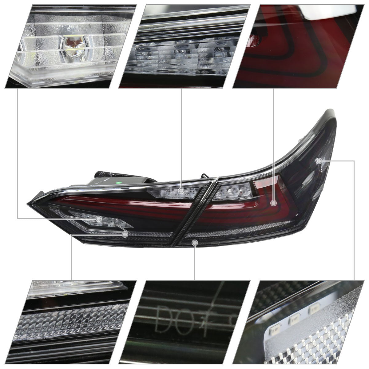 KRVN Sequential LED Tail Lights + Startup Animation [For 2018-2022 Toyota Camry]
