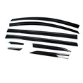 2021-2026 Toyota Sienna 8-piece window visors, product and installed view 2