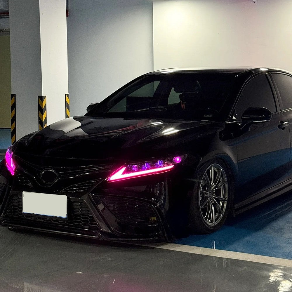 KRVN Tri-Beam RGB LED Headlights [For 2018-2024 Toyota Camry]