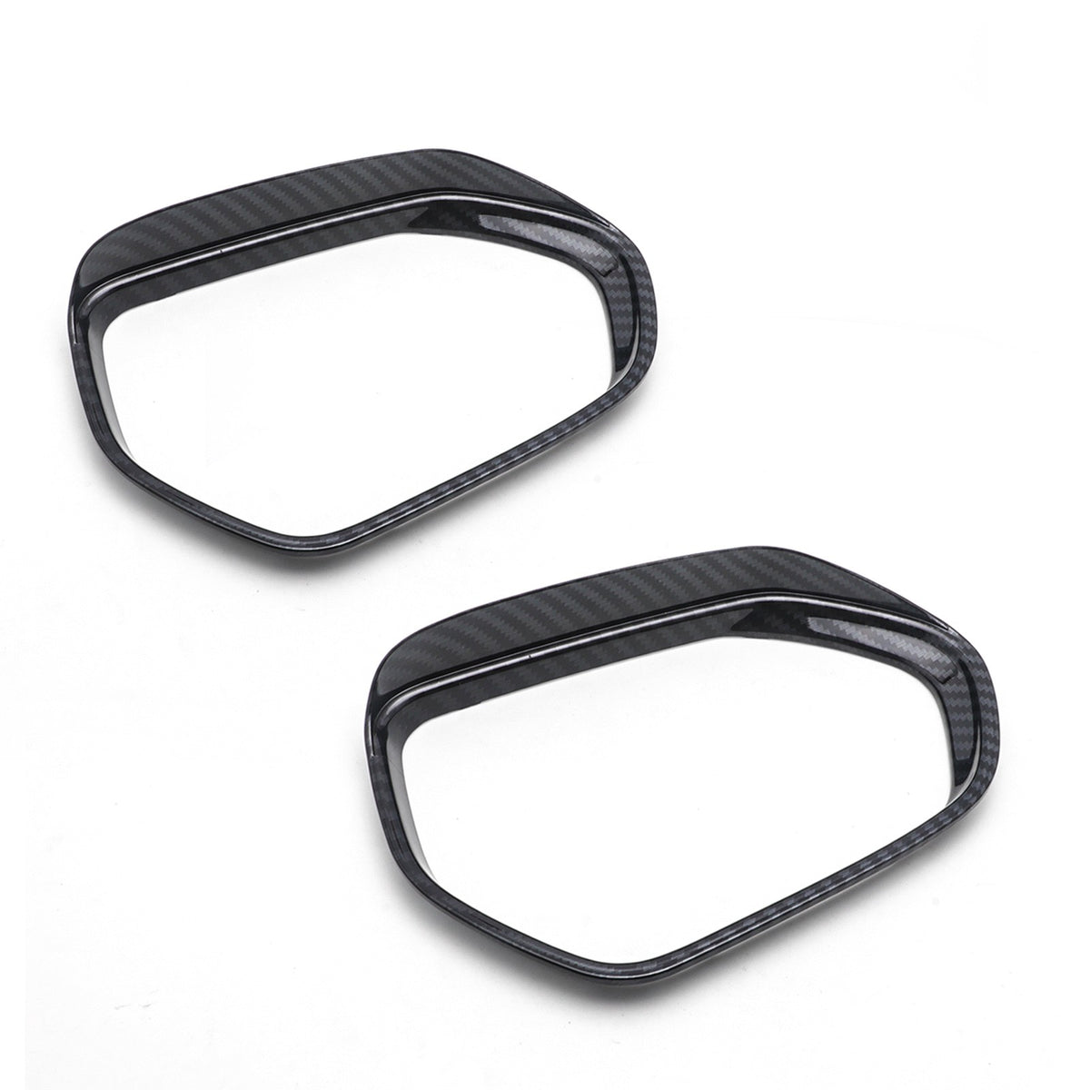 KRVN Carbon Fiber-Look Side Mirror Rain Visors [For 2018-2026 Toyota Camry]