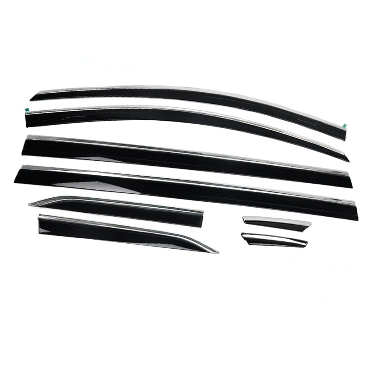 2021-2026 Toyota Sienna 8-piece window visors, product and installed view 10