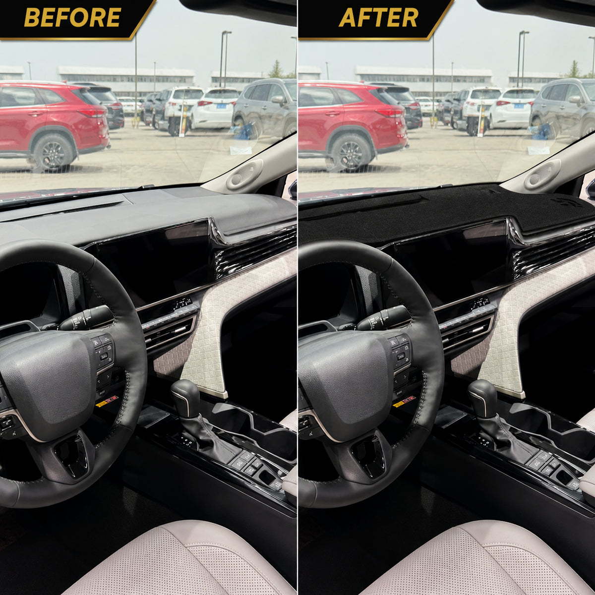 KRVN Dashboard Mat — 2025–2026 Toyota Camry (Without HUD) — view 3