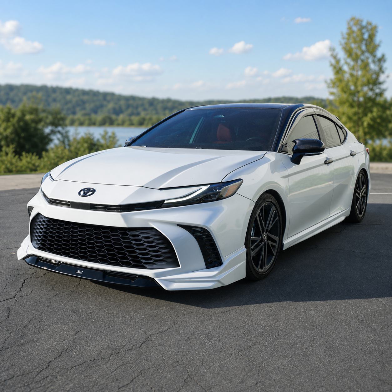 GF 3-Piece Front Bumper Lip [For 2025-2026 Toyota Camry SE/XSE]