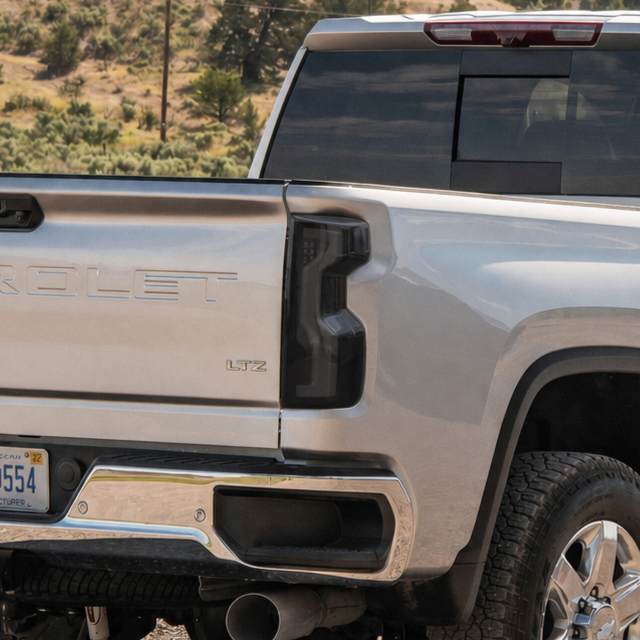 KRVN Black Full LED Sequential Tail Lights 2019-2026 Chevy Silverado