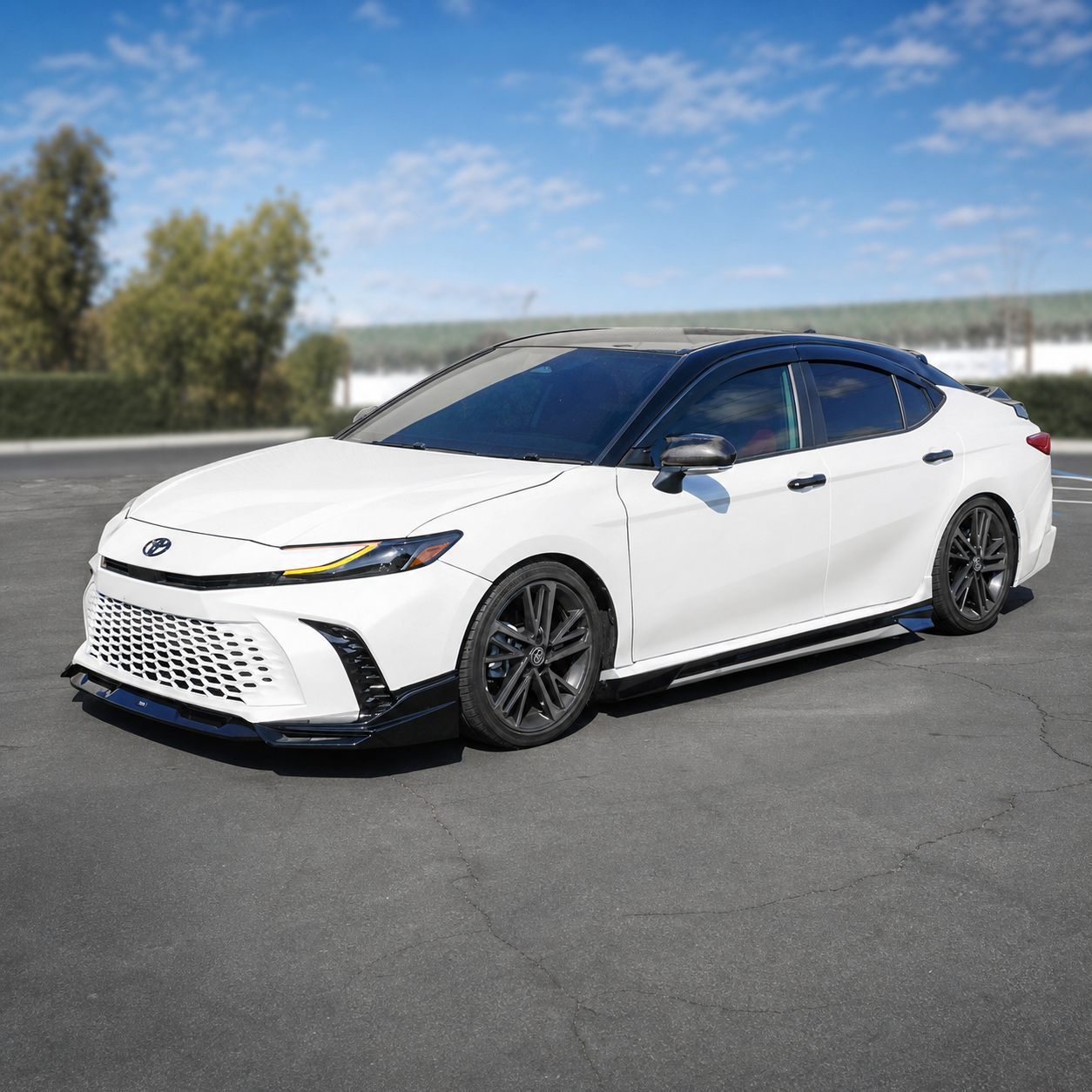 GF 3-Piece Front Bumper Lip [For 2025-2026 Toyota Camry SE/XSE]