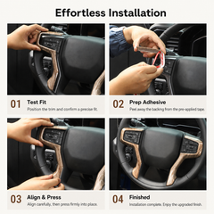 KRVN Steering Wheel Trim Cover V1 [For Silverado, Suburban, Tahoe]