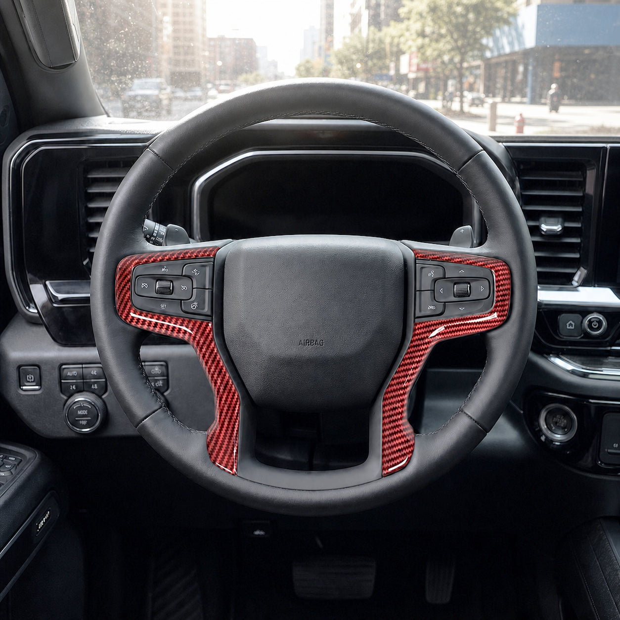 KRVN Steering Wheel Trim Cover V1 [For Silverado, Suburban, Tahoe]