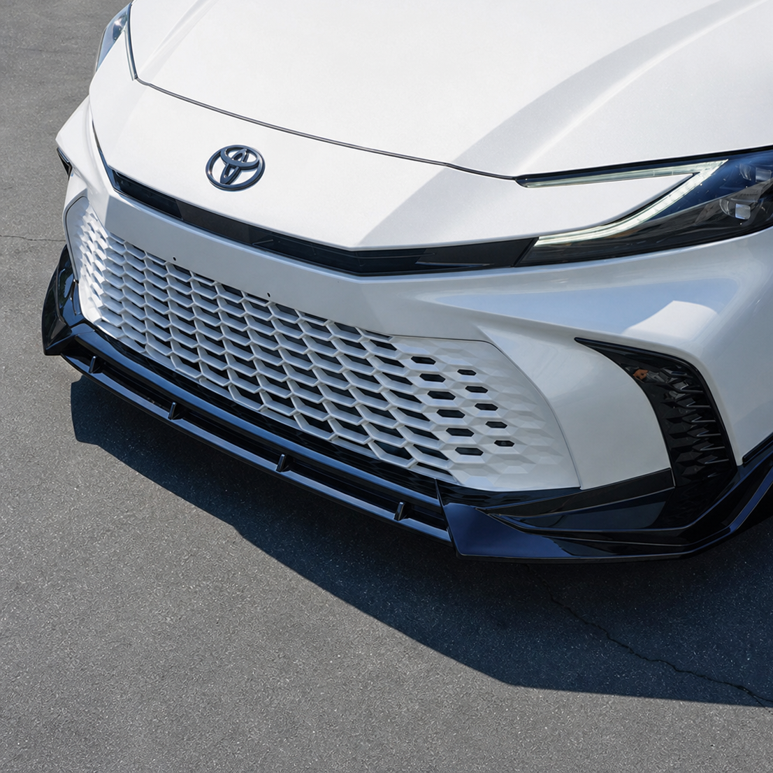 KRVN V-Style 3-Piece Front Bumper Lip [For 2025-2026 Toyota Camry SE/XSE]