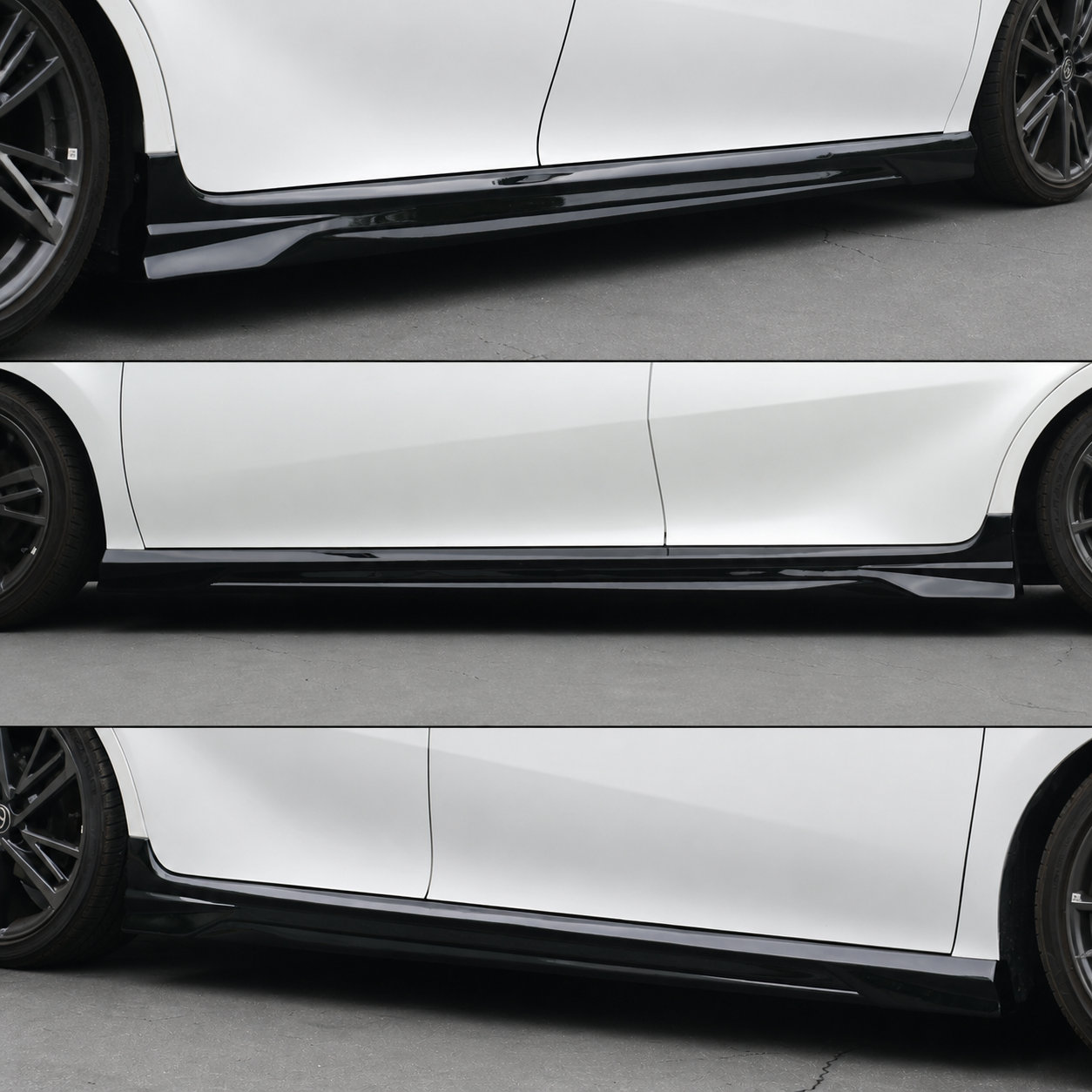 CTM Design 2-Piece Side Skirt Extensions [For 2025-2026 Toyota Camry]