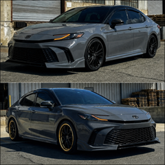KRVN V-Style 3-Piece Front Bumper Lip [For 2025-2026 Toyota Camry SE/XSE]