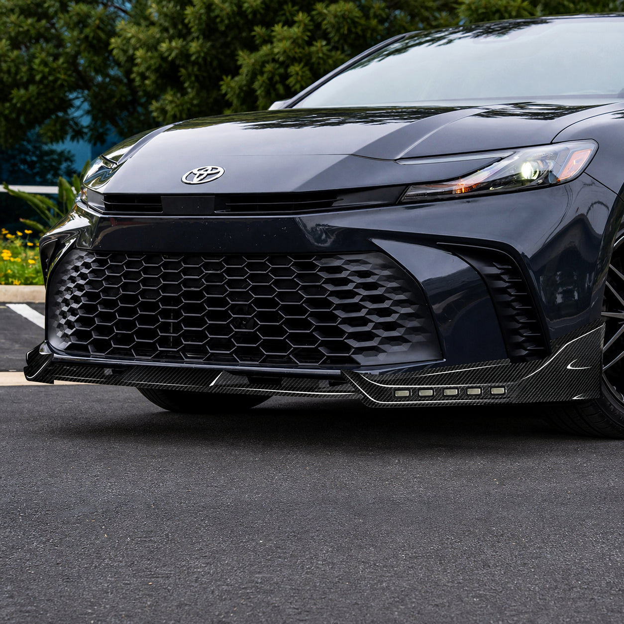 KRVN Sport Sequential LED Front Bumper Lip [For 2025-2026 Toyota Camry SE/XSE]