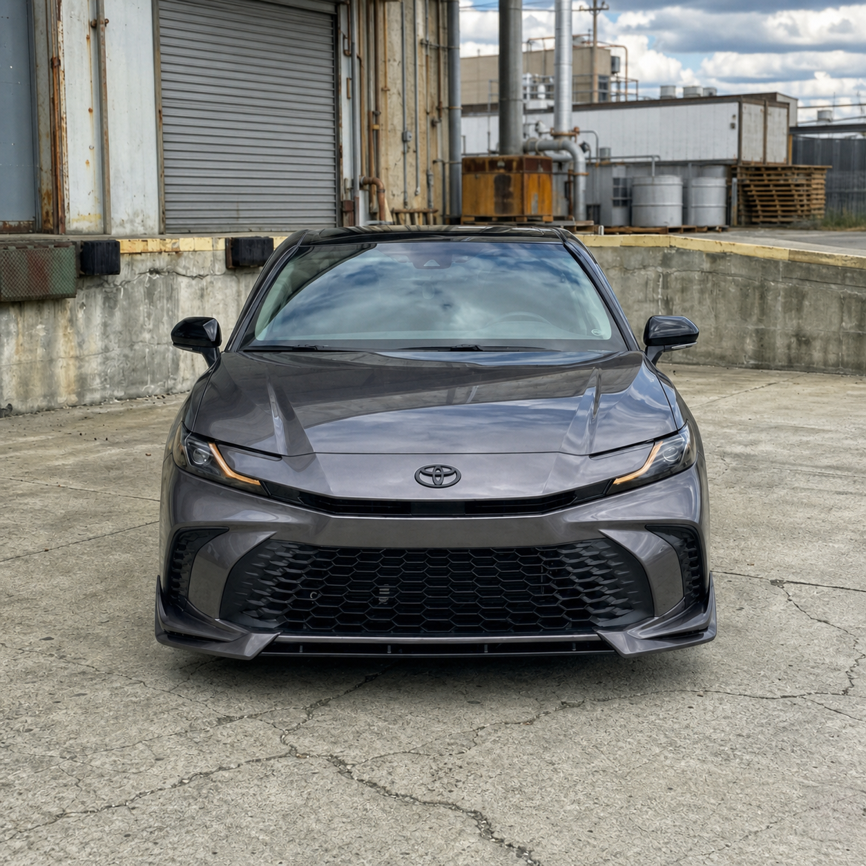 KRVN V-Style 3-Piece Front Bumper Lip [For 2025-2026 Toyota Camry SE/XSE]