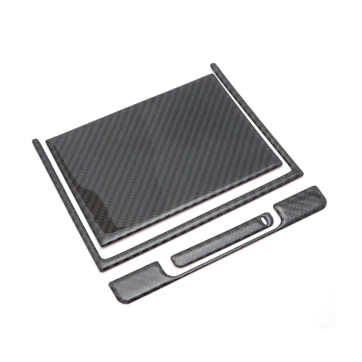 KRVN Carbon Fiber Center Console Storage Box Trim Set — 2018–2024 Toyota Camry — view 2