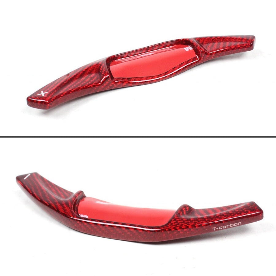 KRVN Carbon Fiber Paddle Shifter Extensions for 2018-2024 Toyota Camry — view 7